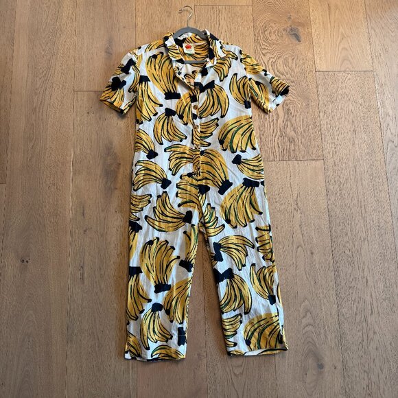 Farm Rio Banana Jumpsuit Sz. S - Picture 4 of 6